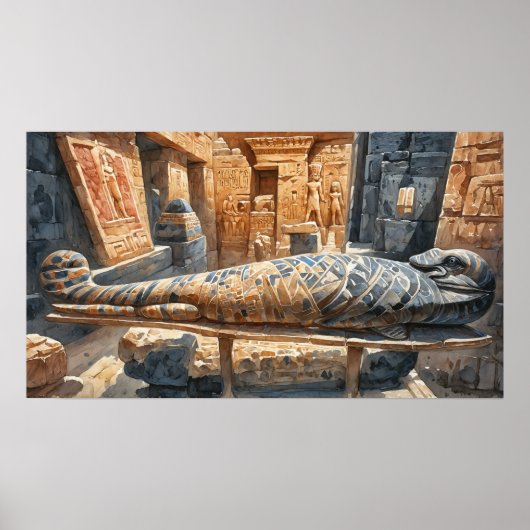 Beerdigungsriten der Pharaonen Poster (Vorne)