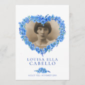 Beerdigungsservice für Vergessliches in Blau Programm (Vorderseite)