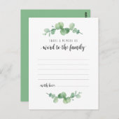 Beerdigungsservice, Grüne, Speicherkarte freigeben Postkarte (Vorne/Hinten)