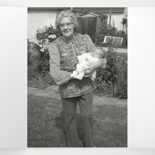 Beerdigungsservice-Programm pink vergiss-me-not-Bl Dreifach-gefaltete Programmkarte (Innenseite Mitte)