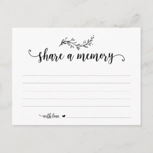 Beerdigungsservice, Schwarzer Schriftart, Speicher Postkarte