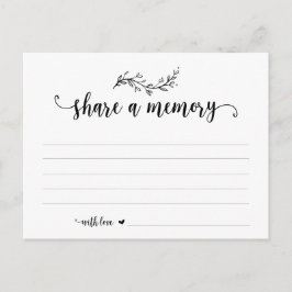 Beerdigungsservice, Schwarzer Schriftart, Speicher Postkarte