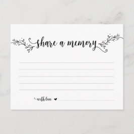 Beerdigungsservice, Schwarzer Schriftart, Speicher Postkarte