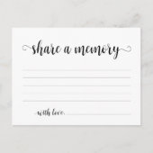 Beerdigungsservice, Schwarzes Skript, Speicherkart Postkarte (Vorderseite)