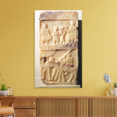 Beerdigungsstela aus Jemen Leinwanddruck (Insitu (Wohnzimmer))