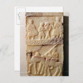 Beerdigungsstela aus Jemen Postkarte (Vorne/Hinten)