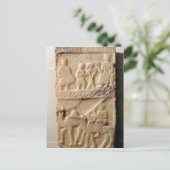 Beerdigungsstela aus Jemen Postkarte (Stehend Vorderseite)