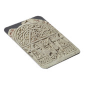 Beerdigungsstela mit Taube oder Adler, 8.-9. Jahrh Magnet (Rechte Seite)