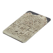 Beerdigungsstela mit Taube oder Adler, 8.-9. Jahrh Magnet (Linke Seite)