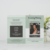 Beerdigungsvorlage (Stehend Vorderseite)