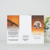 Beerdigungsvorlage (Stehend Vorderseite)