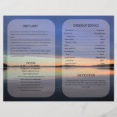 Beerdigungsvorlage (Rückseite)