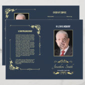 Beerdigungsvorlage (Vorne/Hinten)