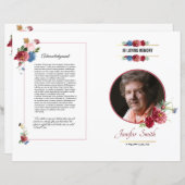 Beerdigungsvorlage (Vorne/Hinten)