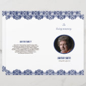 Beerdigungsvorlage (Vorne/Hinten)