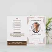 Beerdigungsvorlage (Stehend Vorderseite)