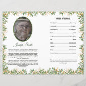 Beerdigungsvorlage (Rückseite)