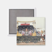 Beerdigungswagen des Herzogs von Wellington, 1853 Magnet (Vorderseite/Rückseite)