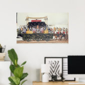 Beerdigungswagen des Herzogs von Wellington, 1853 Poster (Heimbüro)