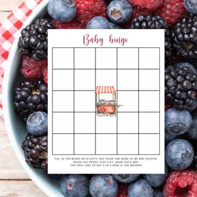 Beere - Baby Shower Bingo Spiel (Von Creator hochgeladen)