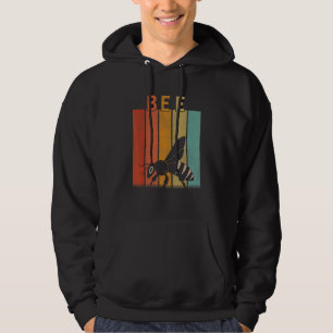 Beere Frauen Kid Niedliche Biene Retro Hoodie