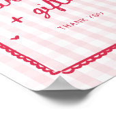 Beere in Liebe Erdbeer Karten und Geschenke  Poster (Ecke)