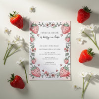 Beere in Liebe Erdbeeren-Junggesellinnenabschied