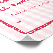 Beere in Liebe Erdbeerliebe ist süß Poster (Ecke)