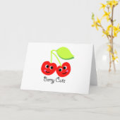 Beere niedlich karte (Gelbe Blume)