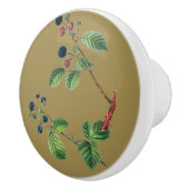 Beeren auf Gold Keramikknauf (Rechts)