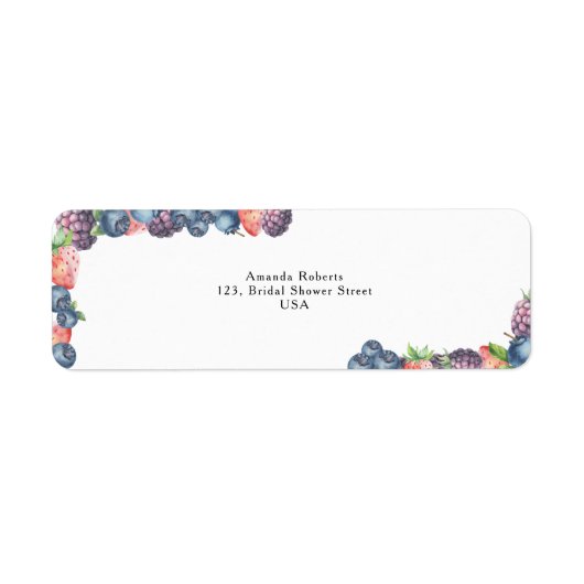 Beeren aus Aquarellfarben (Vorne)