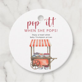 Beeren-Baby-Party - Pop it, wenn sie platzt Geschenkanhänger