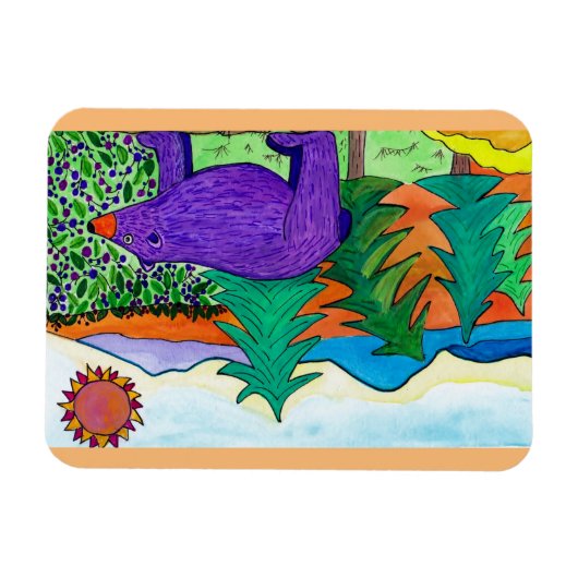 Beeren-Bär Magnet (Horizontal)