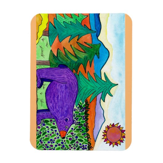 Beeren-Bär Magnet (Vertikal)