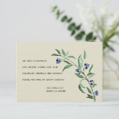 Beeren-Begräbnis danken Ihnen Karten (Stehend Vorderseite)