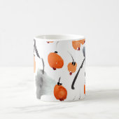 Beeren, Blätter Aquarellfarbe, Farbillustrierung, Kaffeetasse (Mittel)
