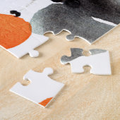 Beeren, Blätter Aquarellfarbe, Farbillustrierung,  Puzzle (Seite)