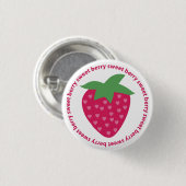 Beeren-Bonbon-Knopf Button (Vorne & Hinten)