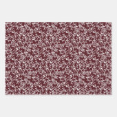 Beeren, bordeauxrot. geschenkpapier set (Vorderseite)