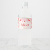 Beeren-Erdbeere Wasserflaschenetikett (Vorderseite)