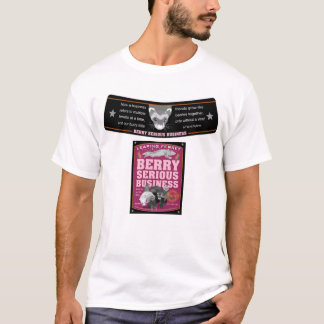 Beeren-ernster Geschäftsbieraufkleber T-Shirt