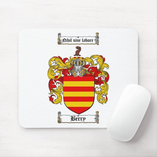 BEEREN-FAMILIENWAPPEN - BEEREN-WAPPEN MOUSEPAD (Mit Mouse)
