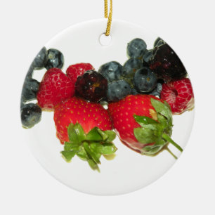 Beeren-Freuden-Verzierung Keramik Ornament