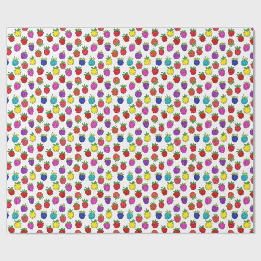 Beeren Geschenkpapier (Flach)