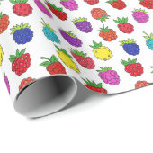 Beeren Geschenkpapier (Rolleneckpunkt)