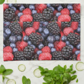 Beeren Geschirrtuch (Gefaltet)