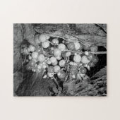 Beeren in Schwarz-Weiß-Natur Puzzle (Horizontal)