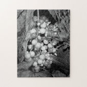 Beeren in Schwarz-Weiß-Natur Puzzle (Vertikal)