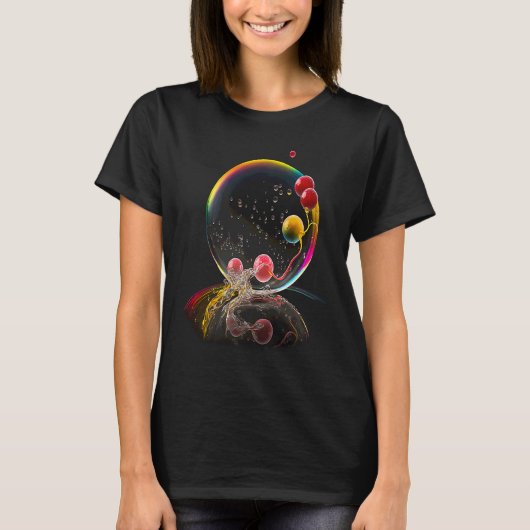 Beeren in Seifenblase Früchte T-Shirt (Vorderseite)