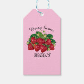 Beeren-lecker Geschenkanhänger (Vorderseite)